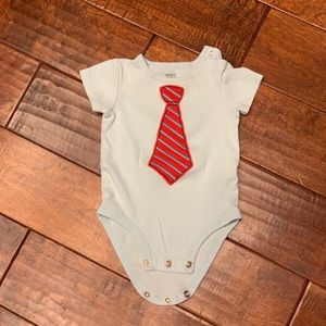 6mo Tie Onesie